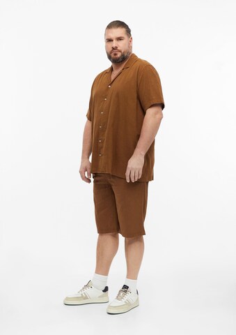s.Oliver Men Big Sizes Regular Pants 'Detroit' in Brown