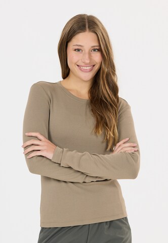 Athlecia Shirt 'Lenga' in Brown: front