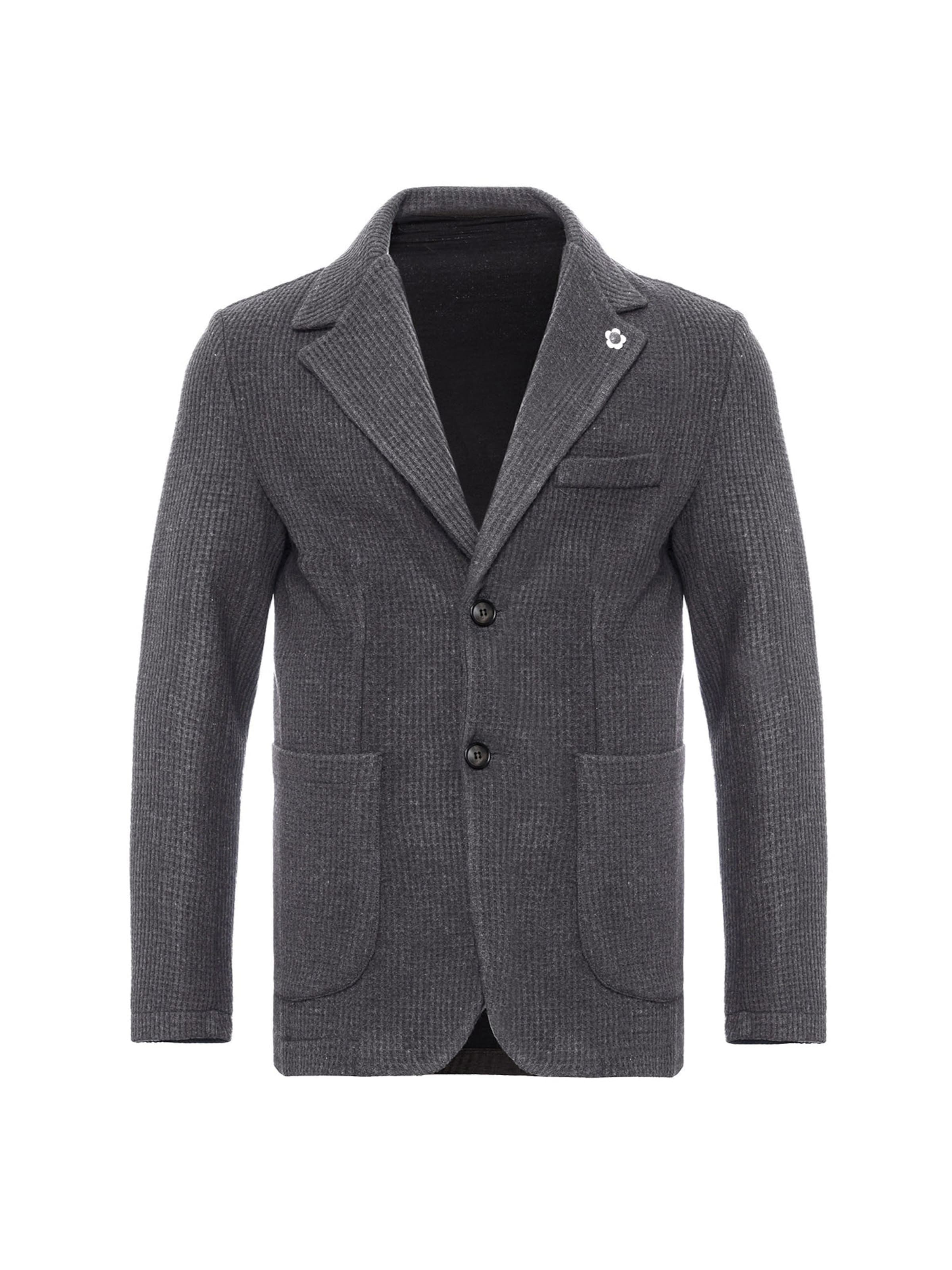 Antioch Regular Fit Jakke i grå: forside