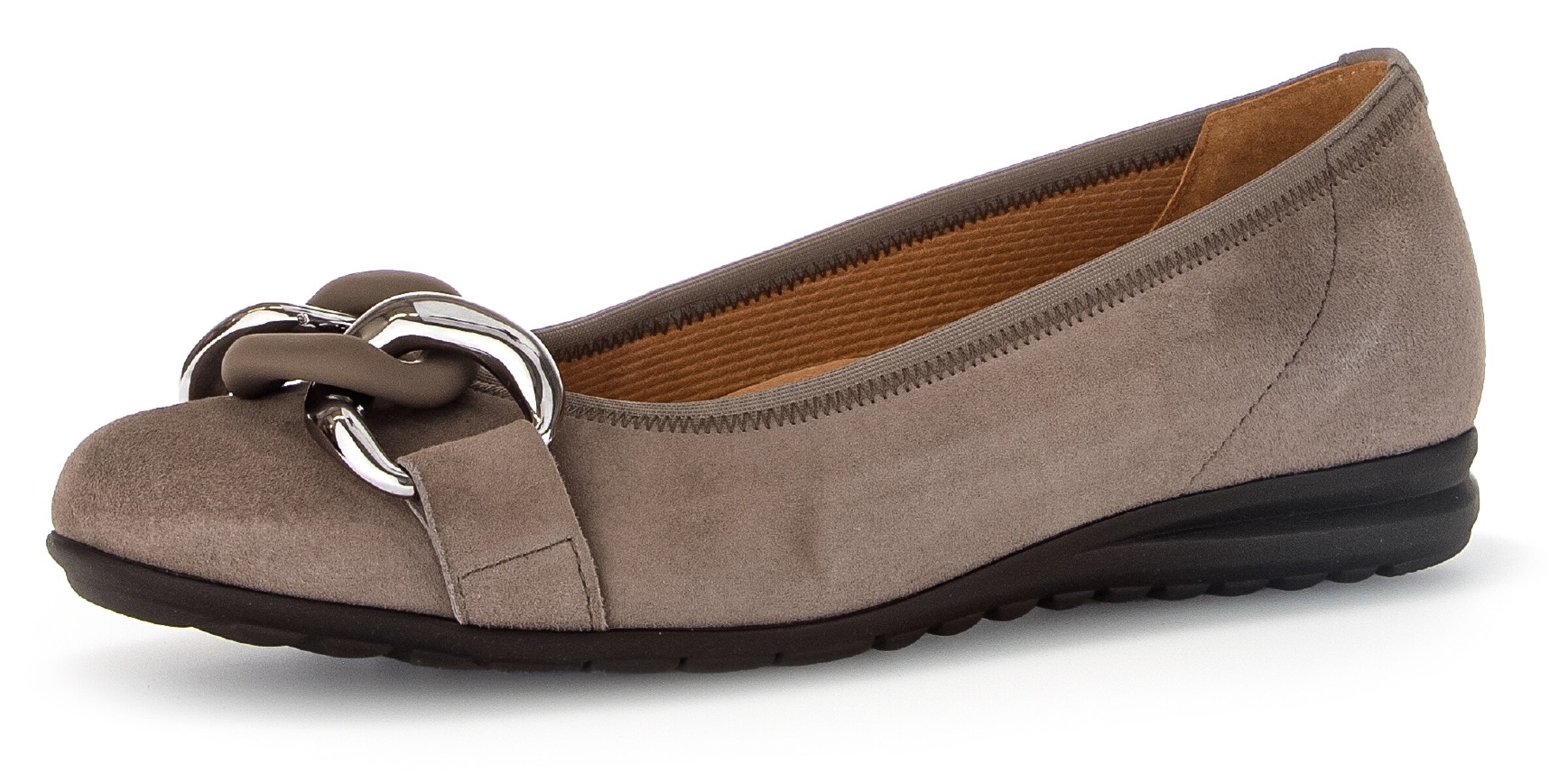 GABOR Ballet Flats in Grey: front