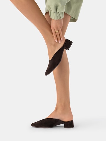 RYLKO Pantofle w kolorze brązowy