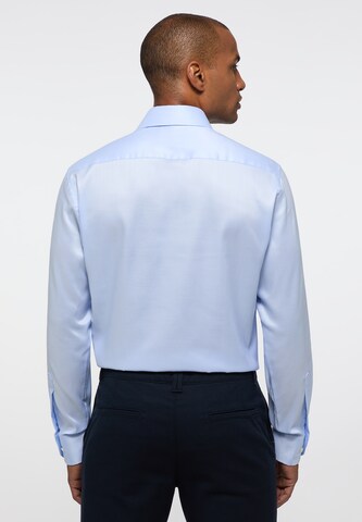 ETERNA Slim fit Button Up Shirt in Blue