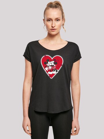 F4NT4STIC Shirt 'Disney Micky Maus Together' in Zwart: voorkant