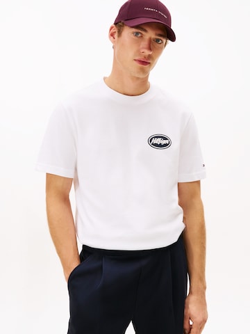 TOMMY HILFIGER Shirt 'SERVICE STATION' in Beige: front