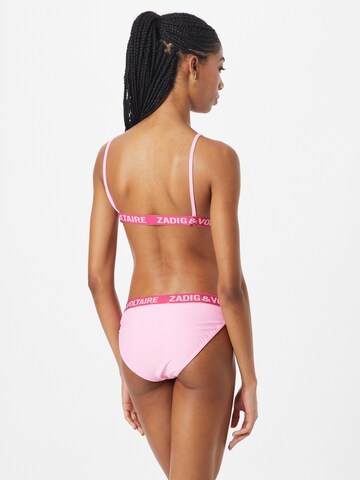 Zadig & Voltaire Triangel Bikini in Pink