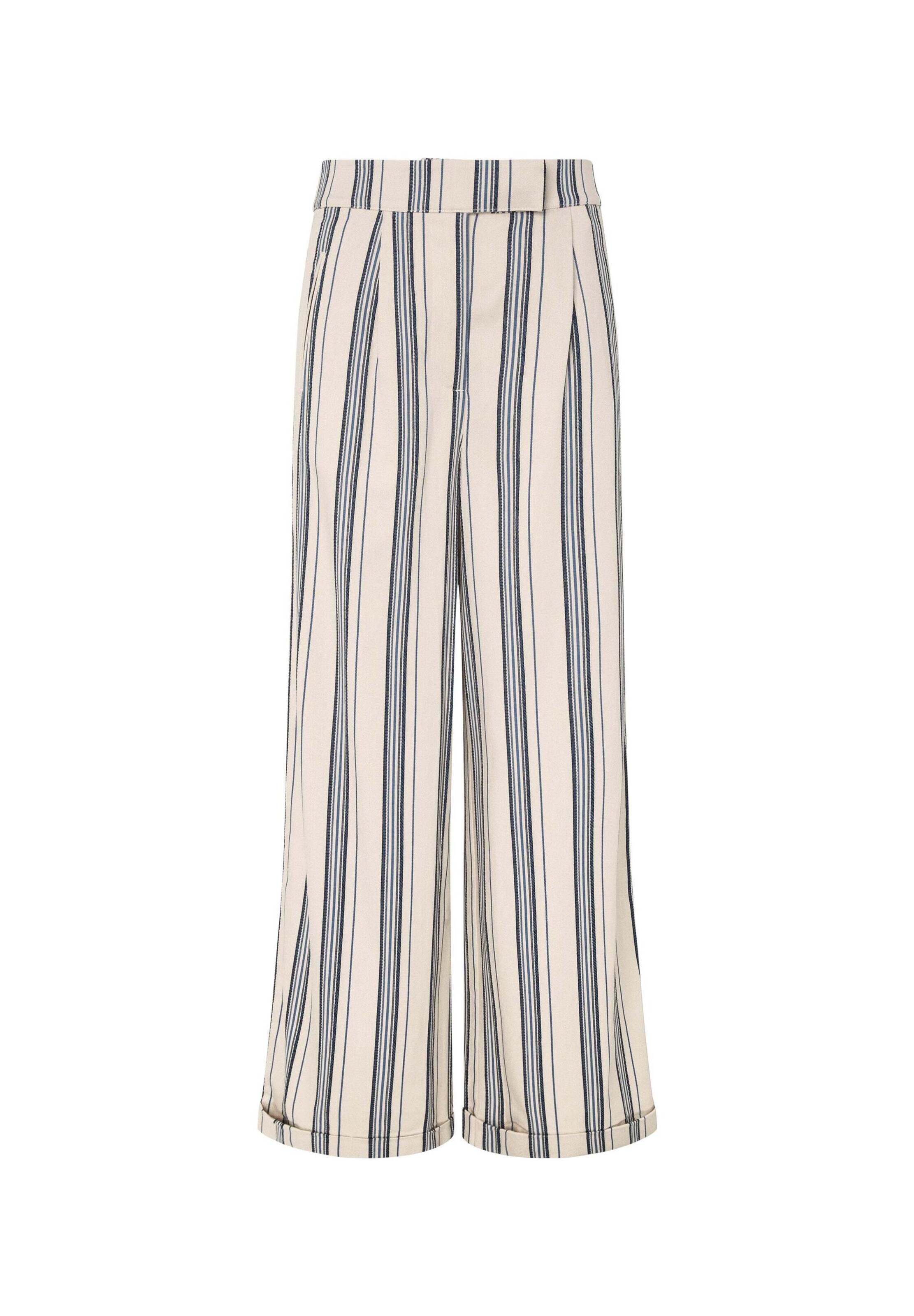 Pepe Jeans Wide Leg Hose 'Astrid' in Beige: Vorderseite