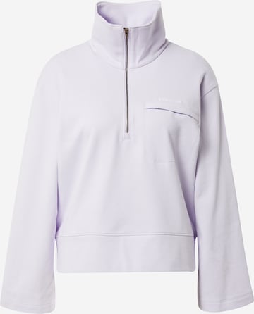 Sweat de sport COLUMBIA en violet : devant