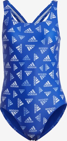 ADIDAS SPORTSWEAR Active Swimsuit in Blue: front