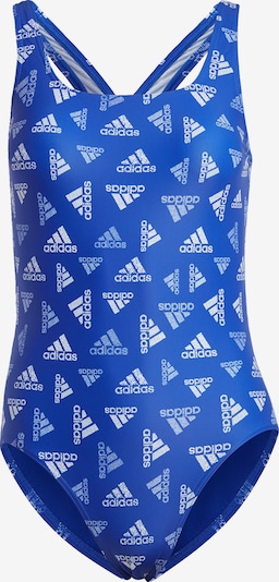 ADIDAS SPORTSWEAR Maillot de bain sport en bleu / blanc, Vue avec produit