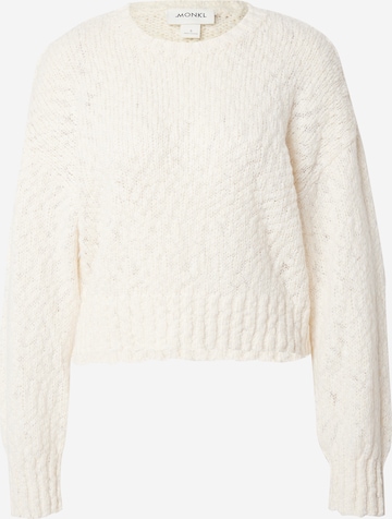 Pull-over Monki en blanc : devant