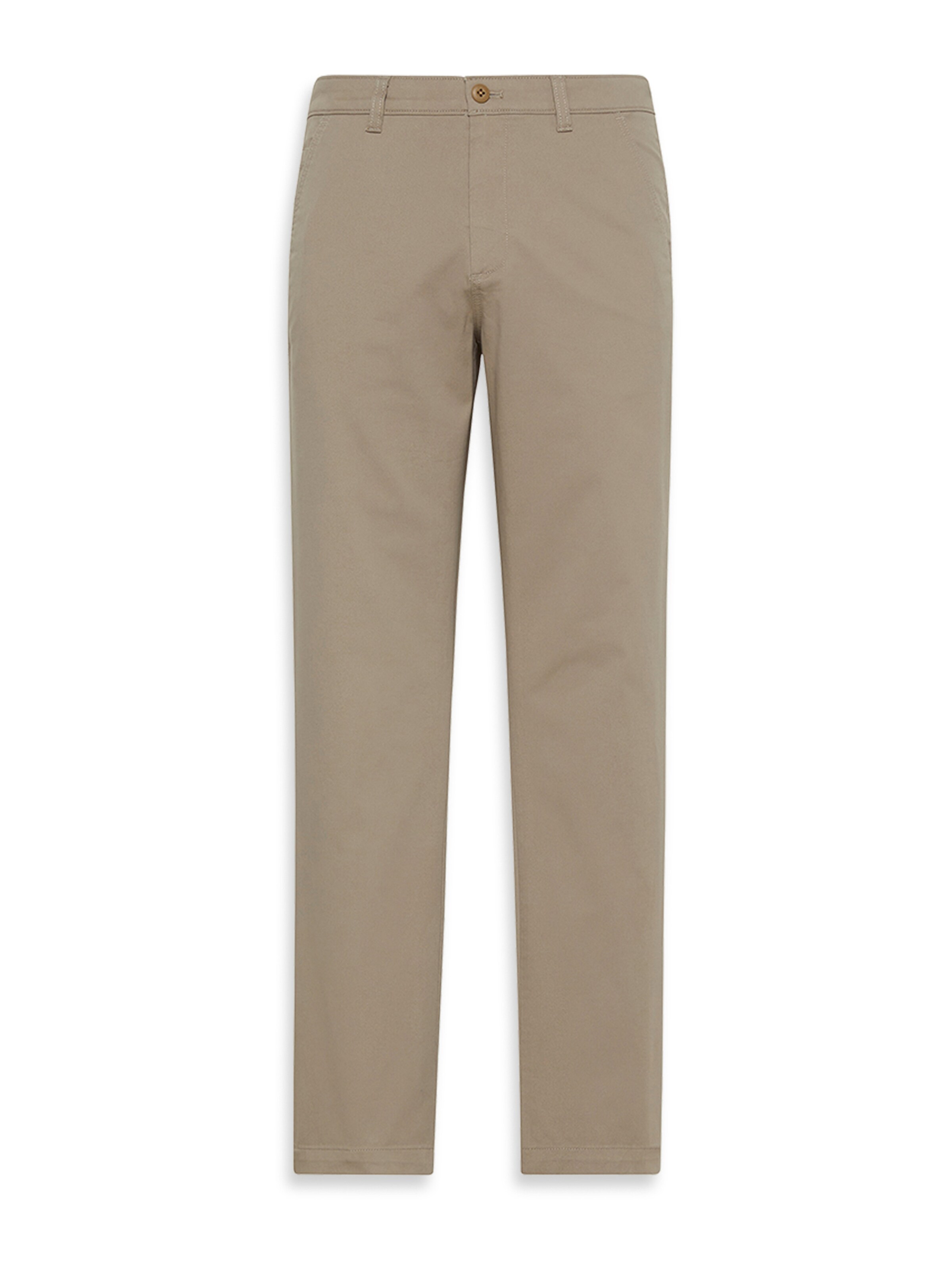 Calvin Klein Jeans Слим Брюки-чинос в Бежевый: спереди