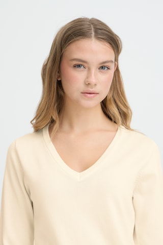 ICHI - Jersey 'IHLULS' en beige