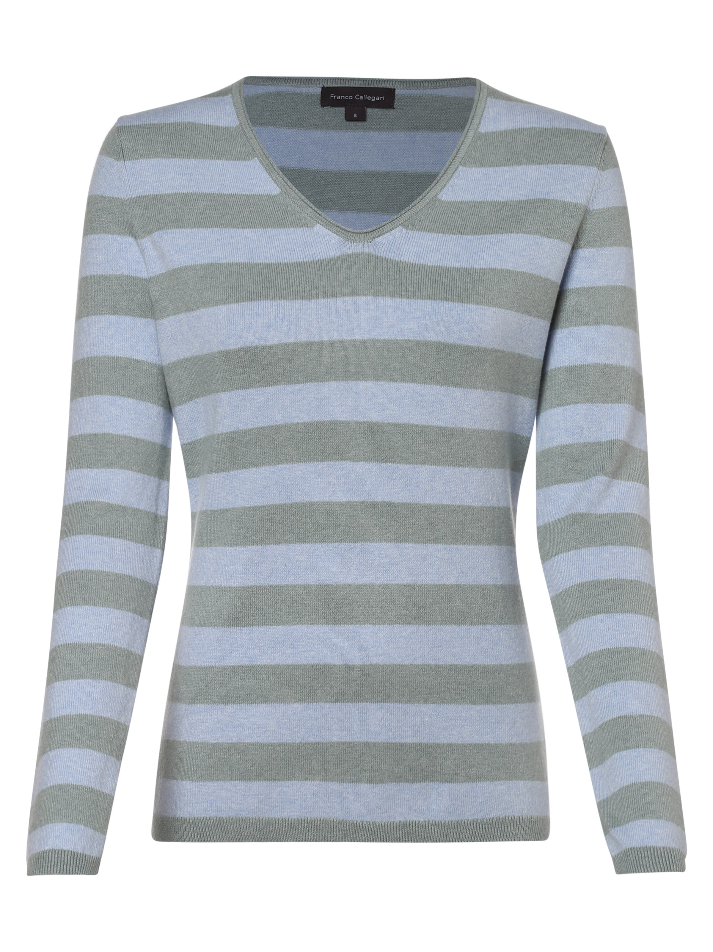 Frauen Pullover & Strick Franco Callegari Pullover in Blaumeliert - YO35847 Frauen Pullover & Strick Franco Callegari Pullover in Blaumeliert - YO35847