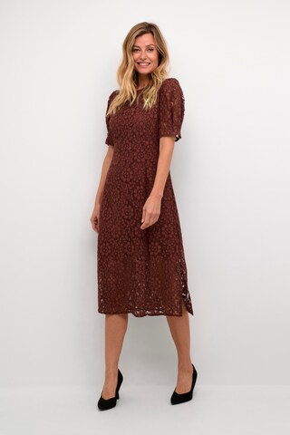 Cream Dress 'Bana' in Brown: front