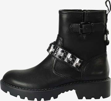 Buffalo Boots Lace-Up Boots in Black: front