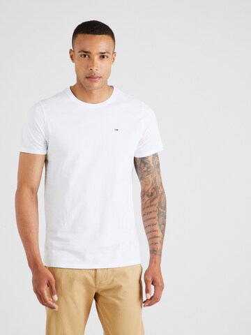 Tommy Jeans Μπλουζάκι σε λευκό: μπροστά