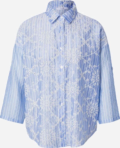 Hailys Bluse 'Ka44ta' in XS in hellblau / weiß, Produktansicht