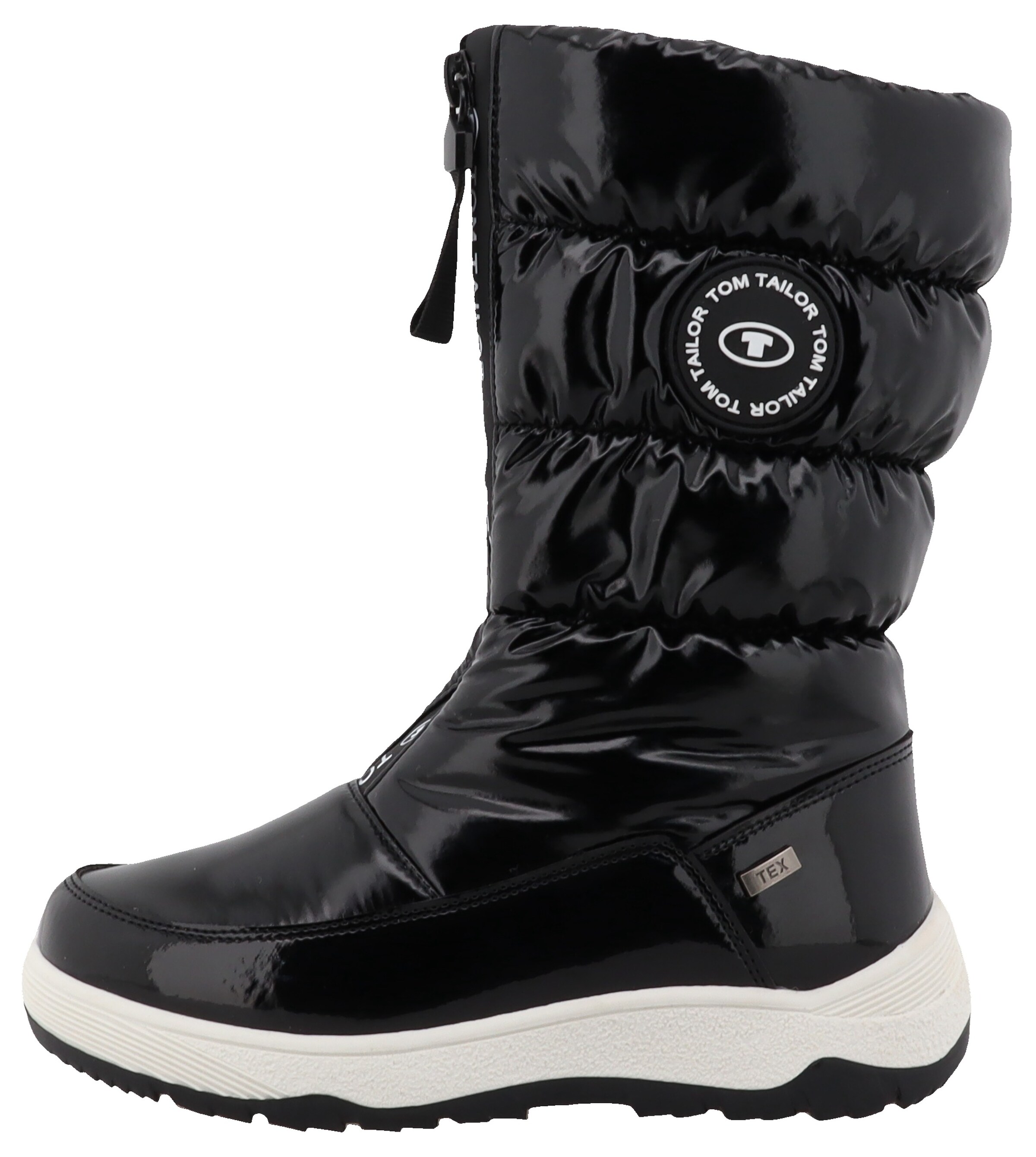 TOM TAILOR Snow Boots in Black