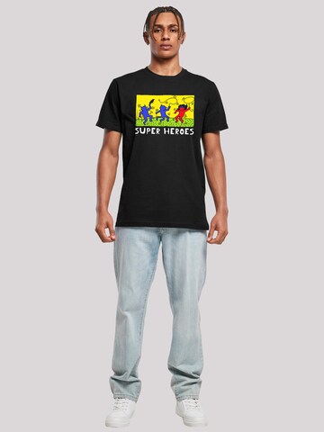 F4NT4STIC Shirt 'Batman Pop Art' in Black