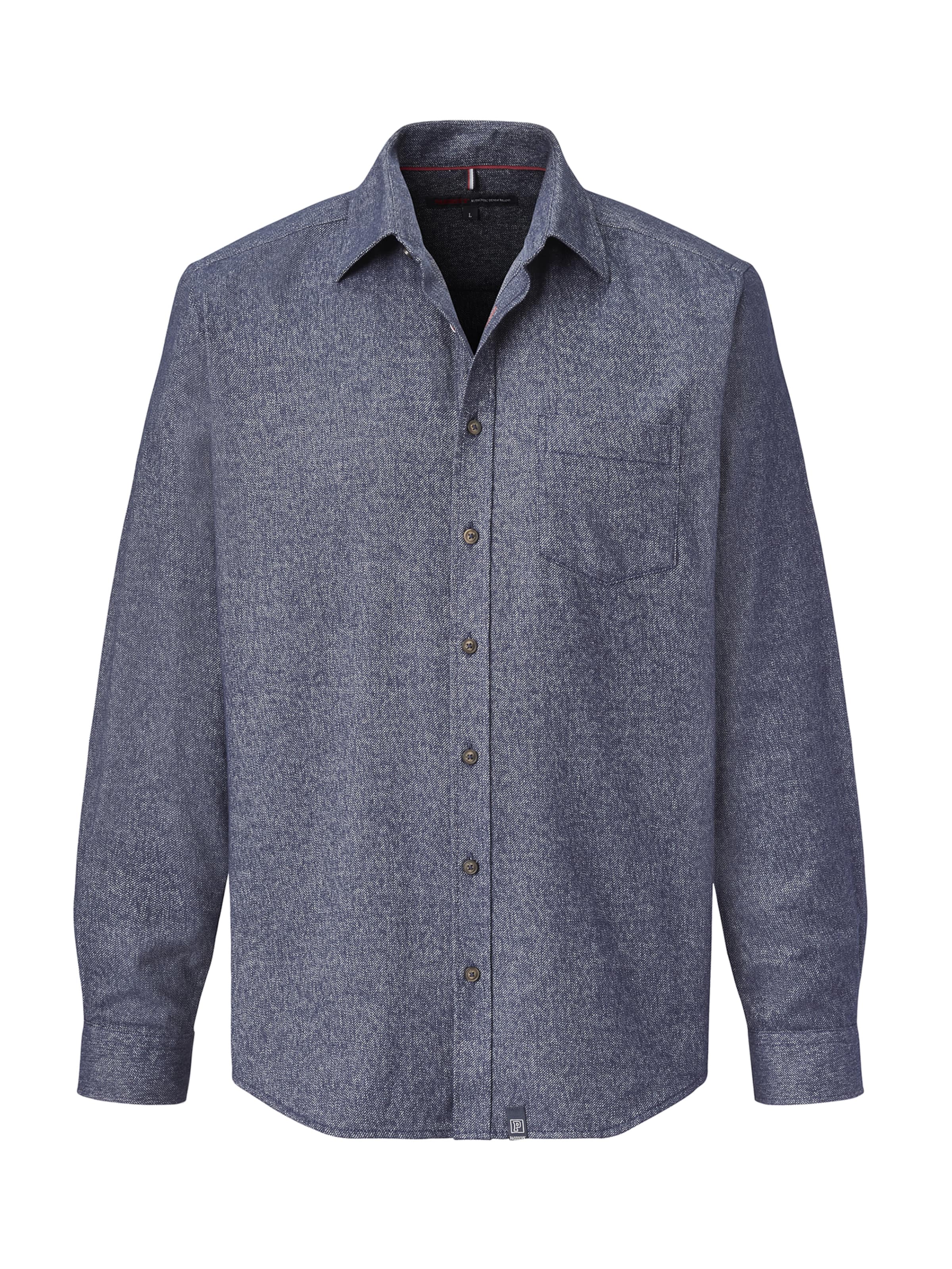 PADDOCKS Regular Fit Hemd in Blau: Vorderseite