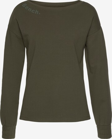 BENCH Sweatshirt in Green: front