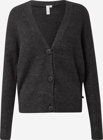 QS Knit Cardigan in Grey: front