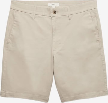 Pantaloni di Marks & Spencer in beige: frontale