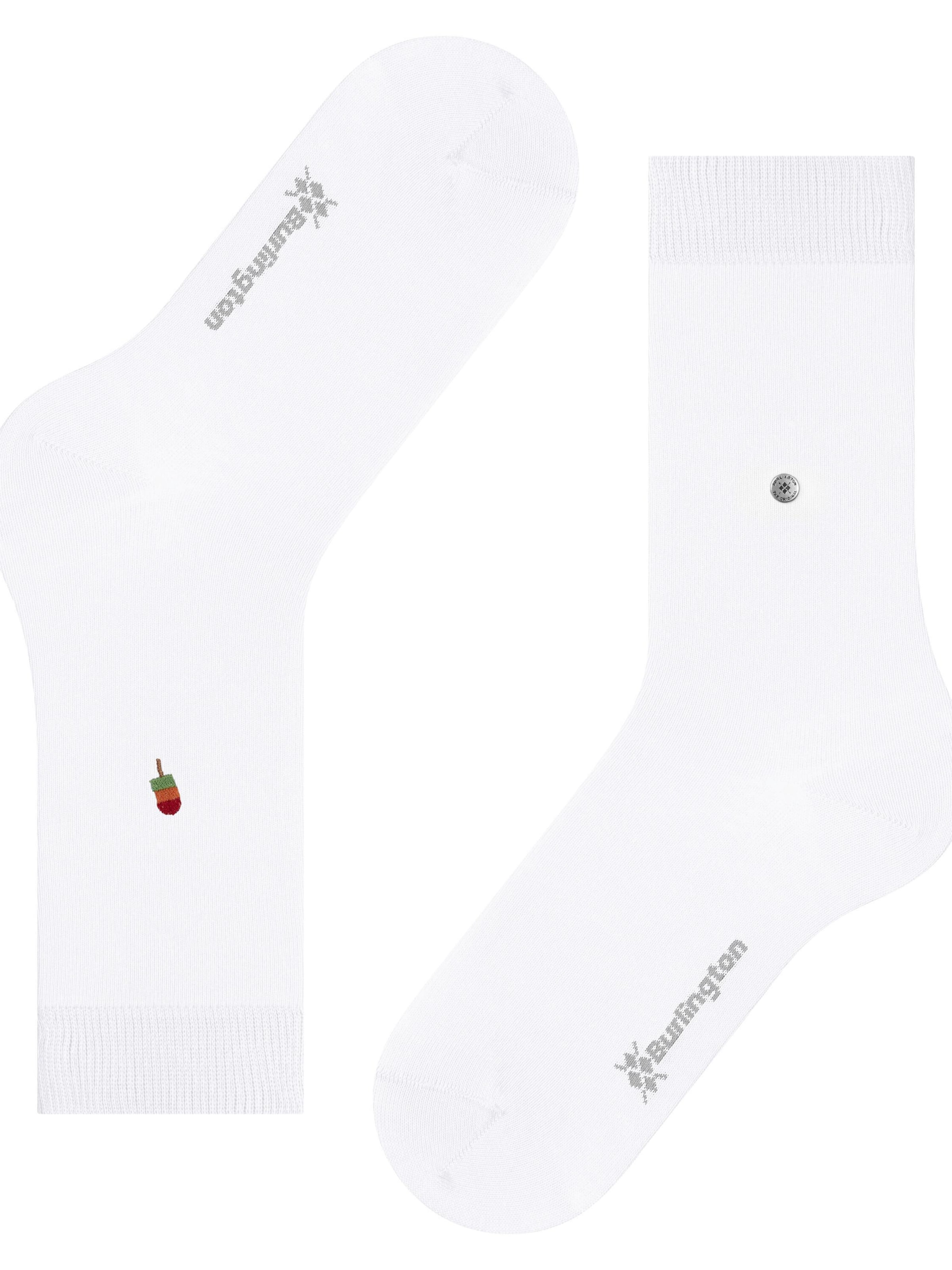 BURLINGTON Socks 'Brit Style' in White