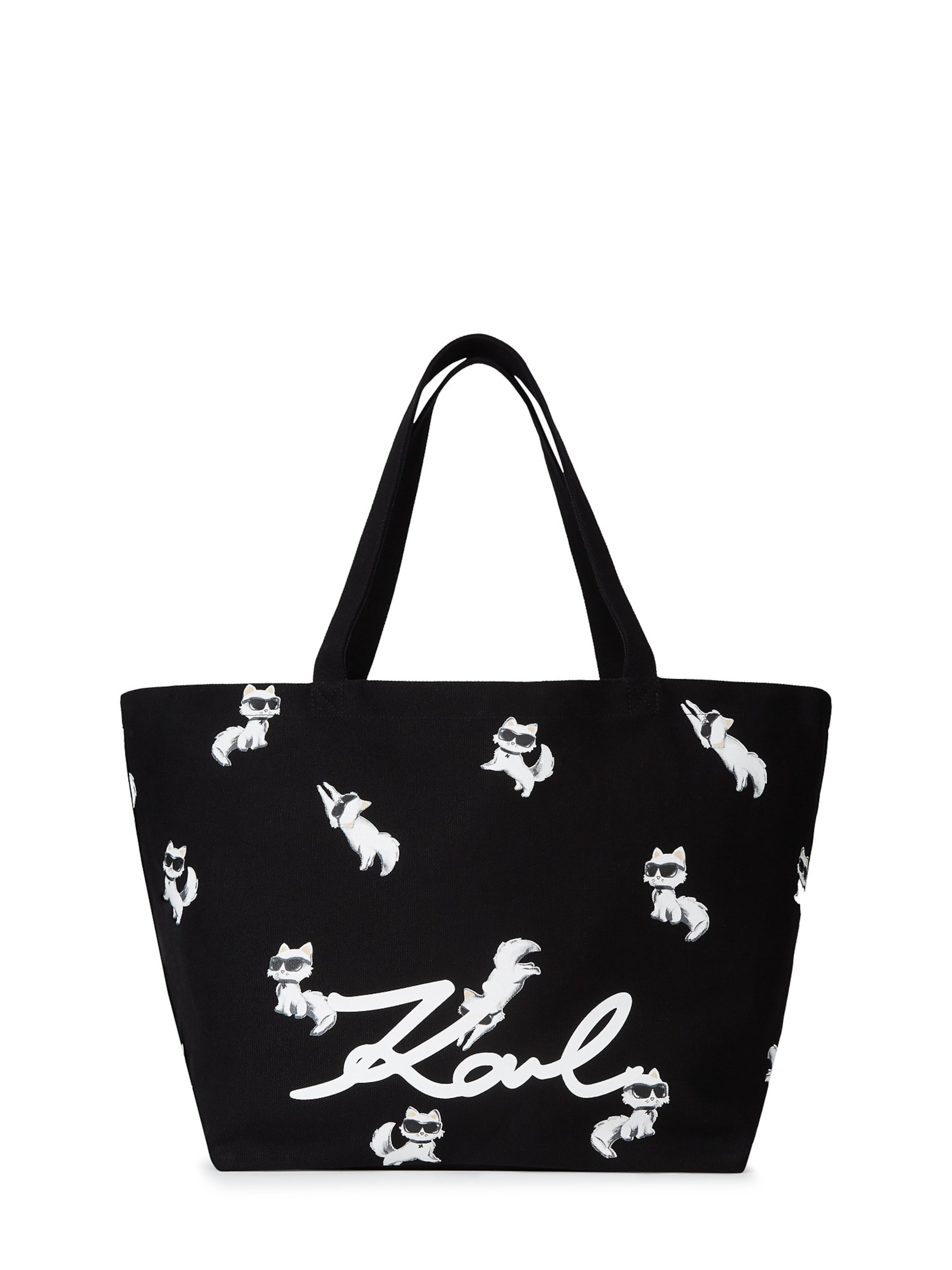 Karl LagerfeldShopper torba &#x27;Ikon&#x27; - crna boja: prednji dio