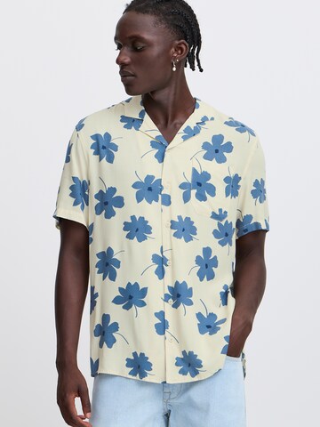 BLEND - Ajuste regular Camisa 'BHADAN' en beige: frente