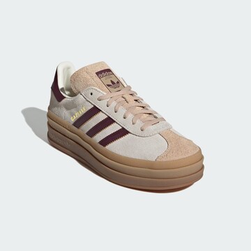 Baskets basses 'Gazelle Bold' ADIDAS ORIGINALS en beige