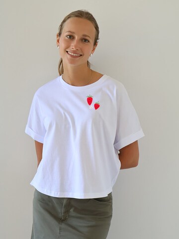 Kultgut Shirt in White: front