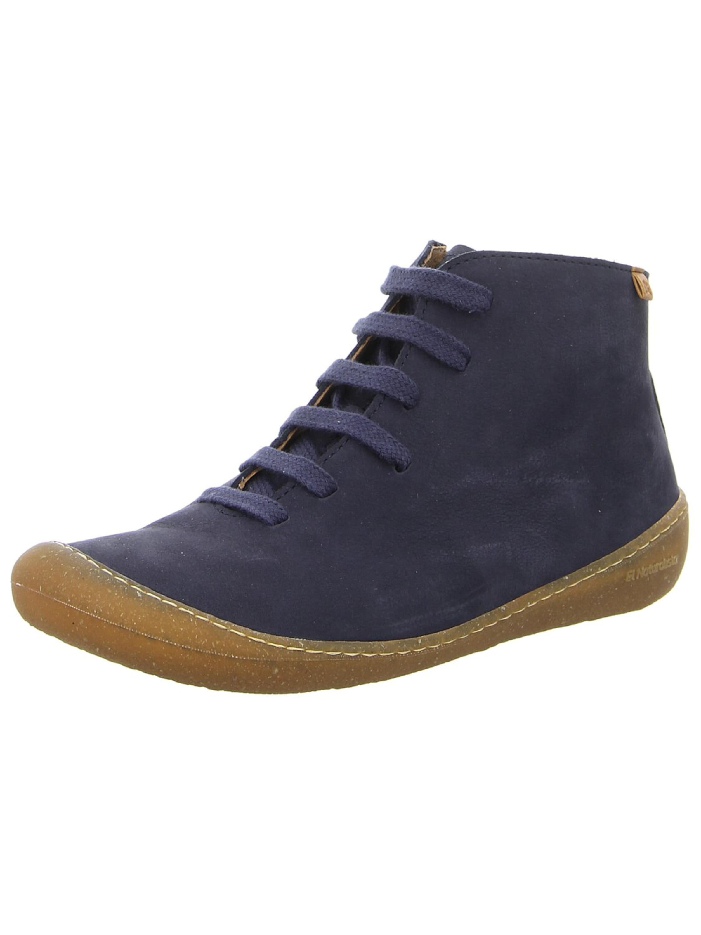 EL NATURALISTA Ankle Boots 'Damen Stiefelette N5746 OCEAN/PAWIKAN Echt Leder in blau' in Blue: front