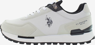 Sneaker bassa 'Aron009' di U.S. POLO ASSN. in bianco: frontale