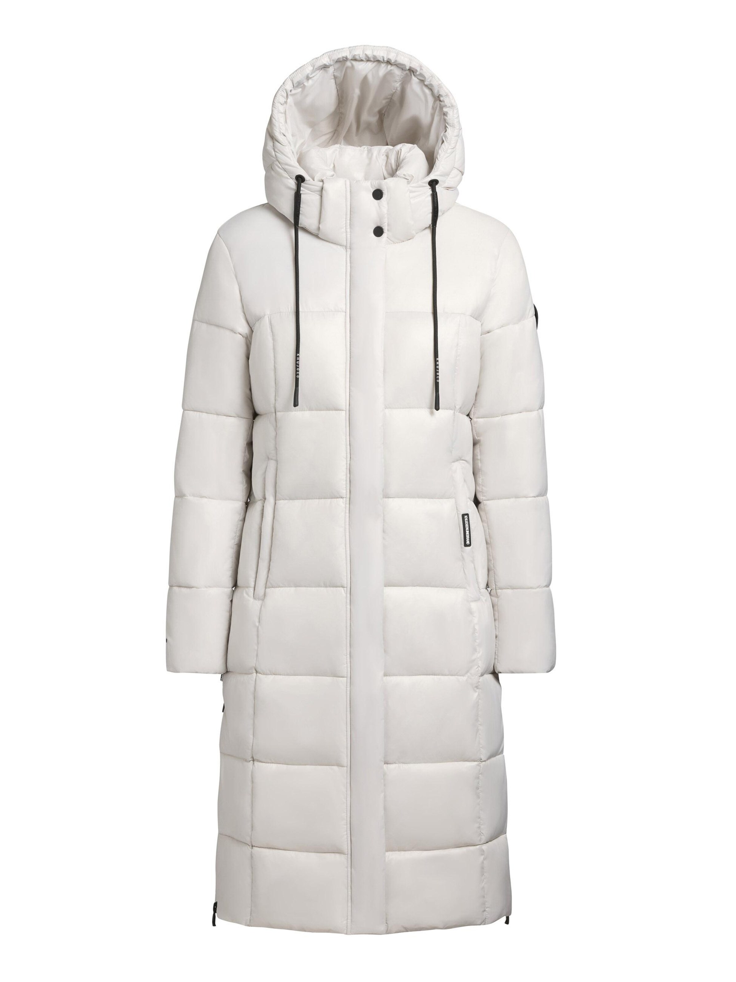 khujo Wintermantel ' Shane2-YM ' in Weiß: Vorderseite