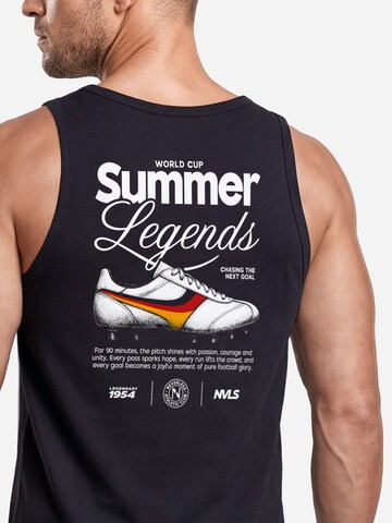 Neverless Shirt 'Soccer Summer Legends' in Black
