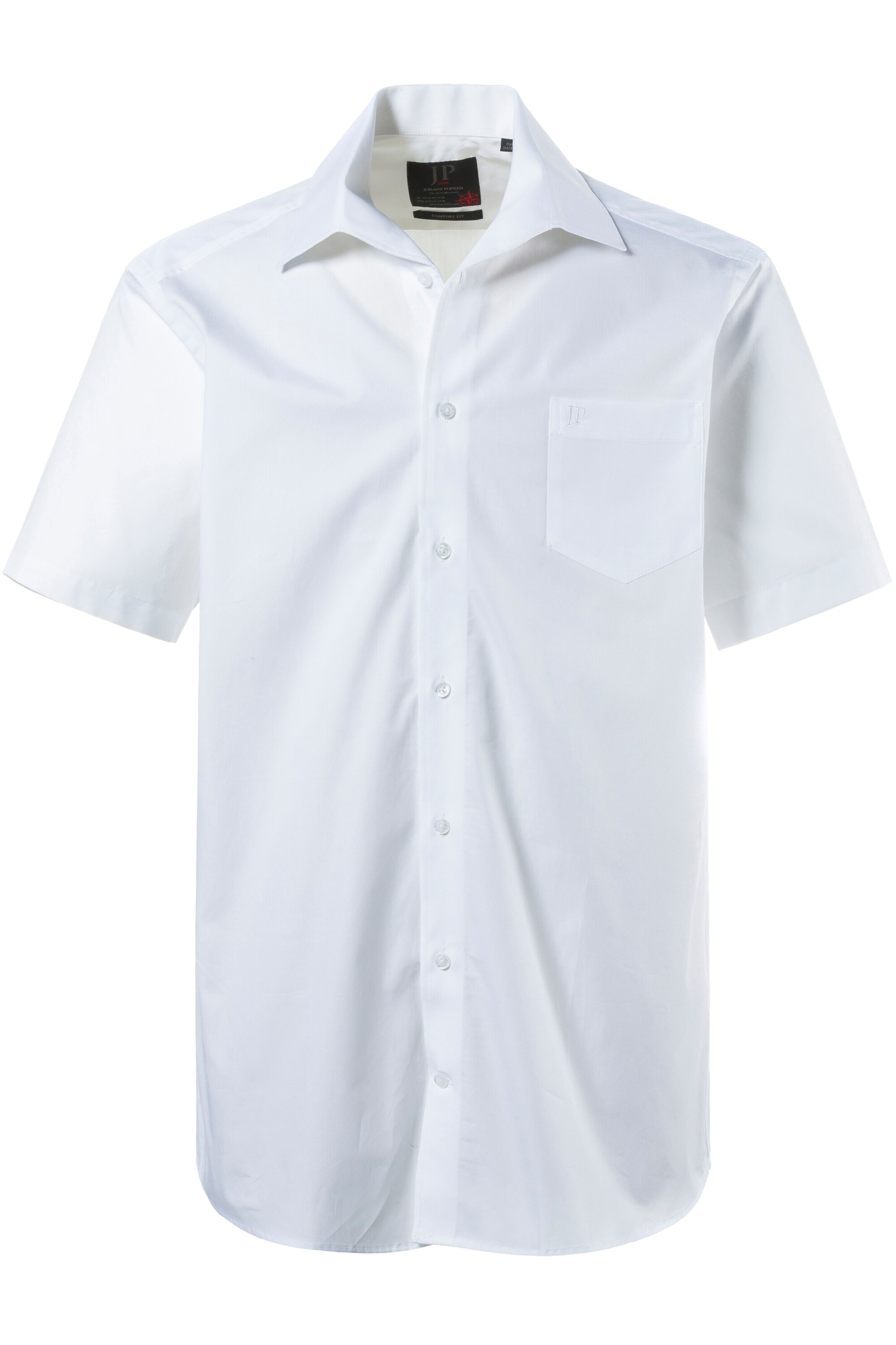 JP1880 Regular fit Overhemd in Wit: voorkant