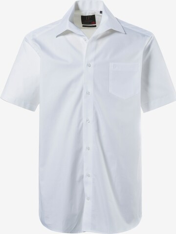 JP1880 Button Up Shirt in White: front