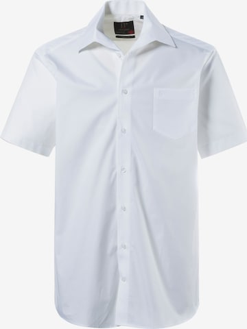 JP1880 Regular fit Button Up Shirt in White: front