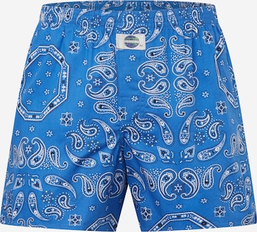 D.E.A.L International Boxer shorts 'Bandana' in Blue: front