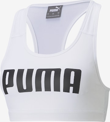 PUMA Sport-BH in Weiß: predná strana