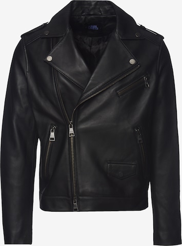 juoda Karl Lagerfeld Demisezoninė striukė: priekis