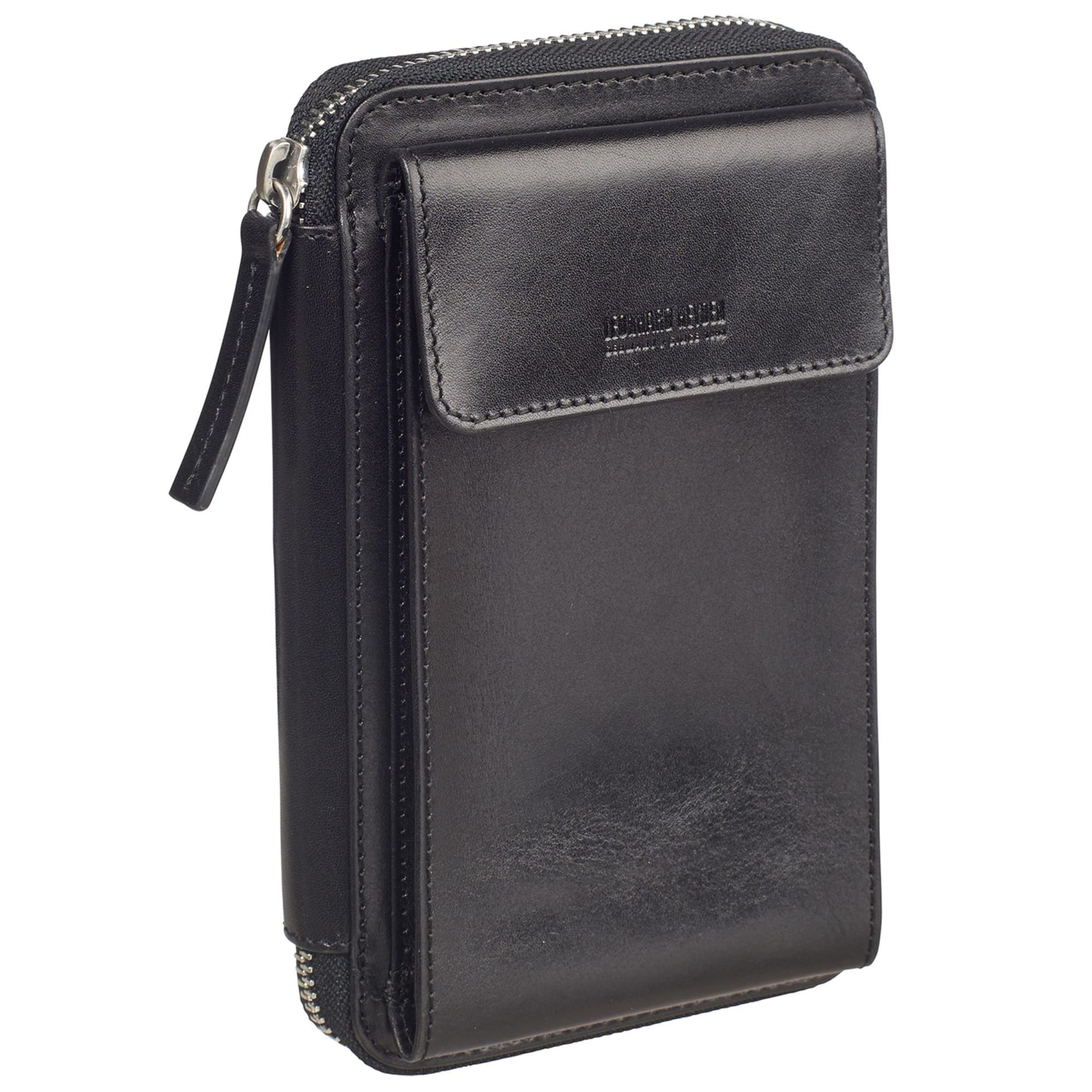 LEONHARD HEYDEN Smartphone case 'Cambridge' in Black: front