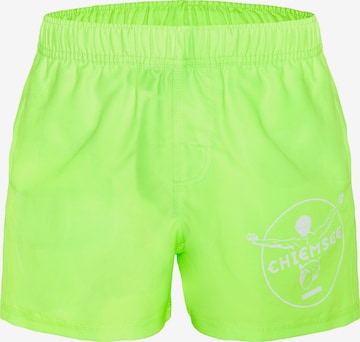 CHIEMSEE Board Shorts ' mit großem Jumper-Print ' in Green: front