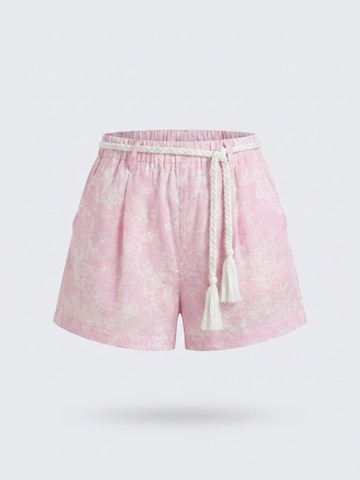 Regular Pantalon 'Short Ilaria' Miss June en rose