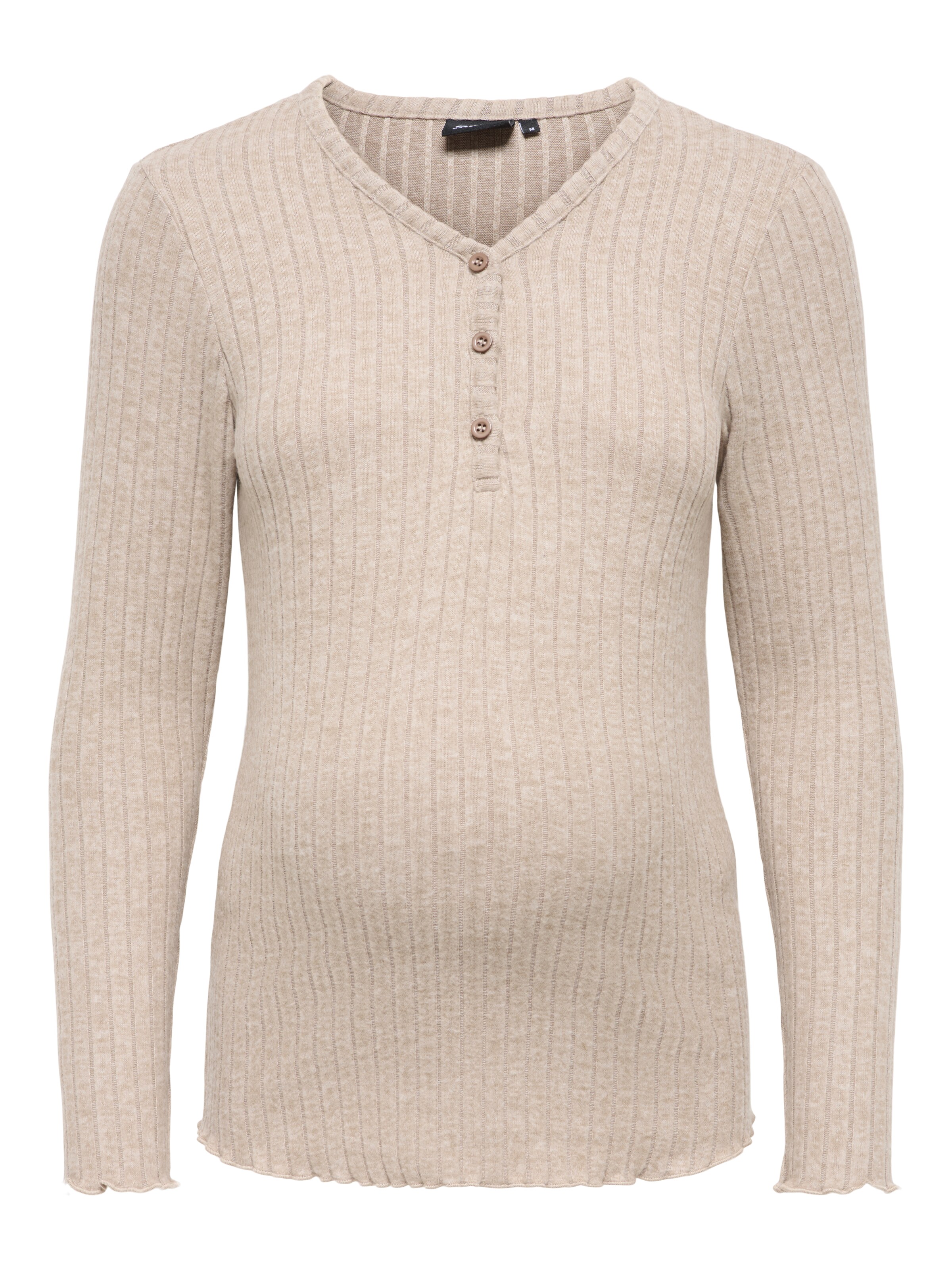 Only Maternity Shirt 'OLMLOLA' in Bruin