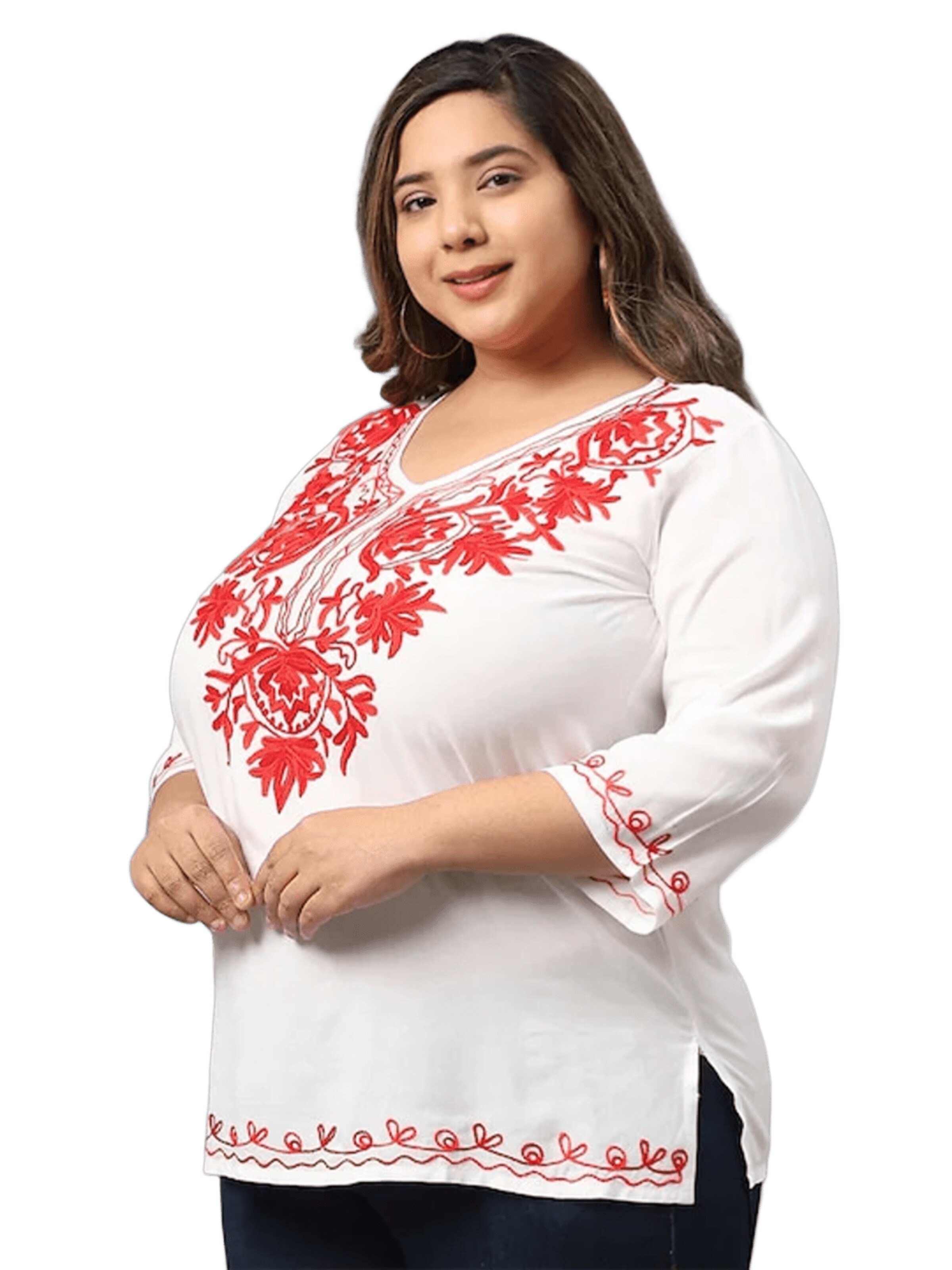 PfauGermany Traditional Blouse in White