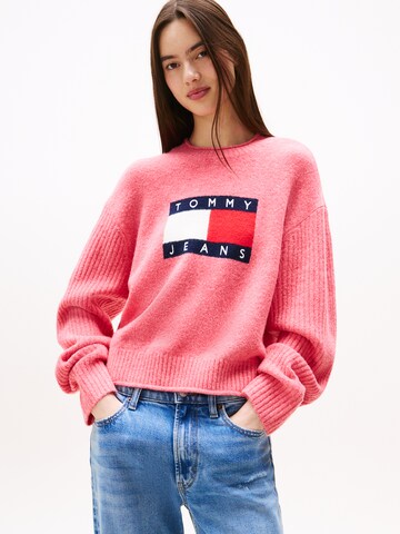 Tommy Jeans Pullover i pink: forside