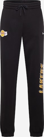 NEW ERA Tapered Pants 'NBA TEAM' in Black: front