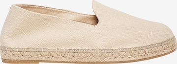 Espadrillas 'Alpargata Plana' di Alhamas in beige: frontale